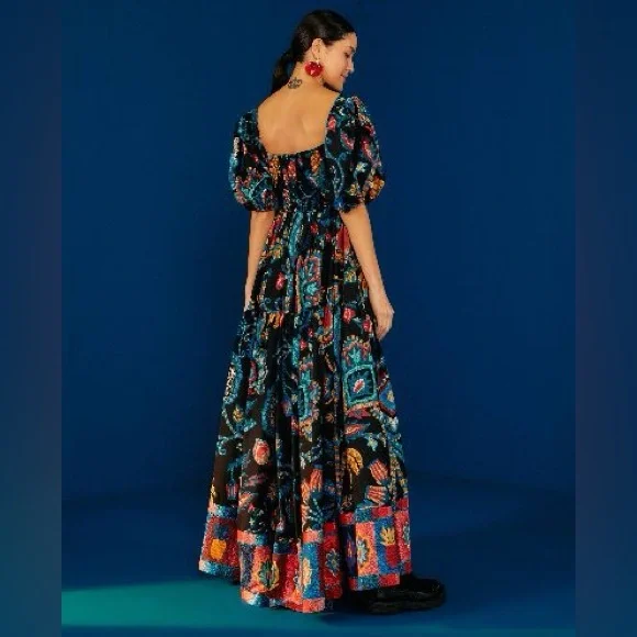 Farm Rio Sunset Tapestry Dress - Picture 3 of 13